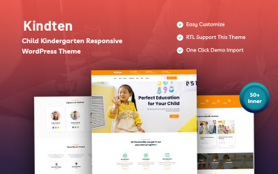 Kindten - 儿童幼儿园响应 WordPress 主题