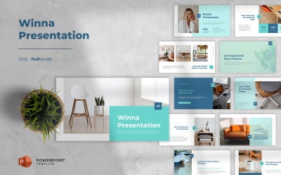 Winna - minimalistyczny uniwersalny szablon PowerPoint