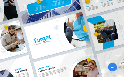 Target - Plantilla de Keynote para presentación de plan de negocios
