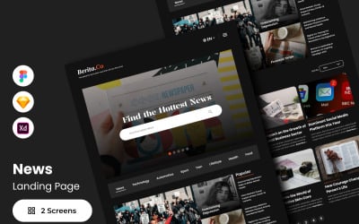 Berita.Co - News Landing Page