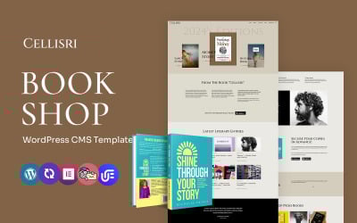 Cellieri - Book Author Multipurpose WordPress Elementor Theme