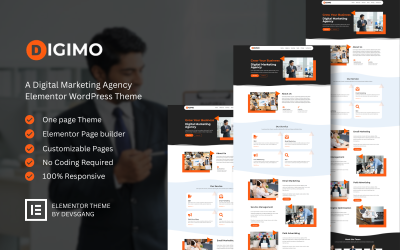 Digimo - A Digital Marketing Agency Elementor Theme