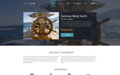 Modèle Drupal de Yacht Club