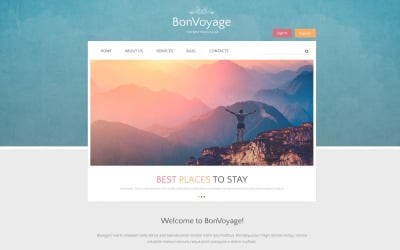 BonVoyage Drupal模板