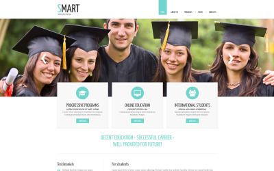 Modello Drupal reattivo universitario