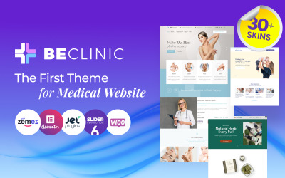 BeClinic - Multipurpose Medical Clean WordPress-tema