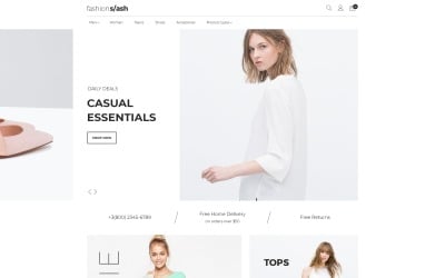 Fashion Slash - AMP Fashion Boutique Magento Theme