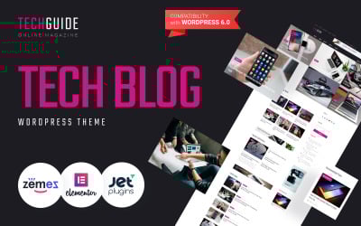 Techguide - Tech Blog WordPress Elementor Theme