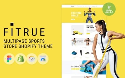 Fitrue-体育商店多页清洁Shopify主题