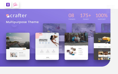Crafter - 多用途现代 Bootstrap 5 网站模板