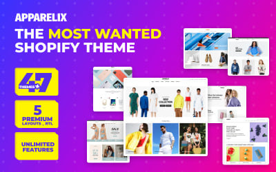 Apparelix - Tema Shopify multiuso pulito