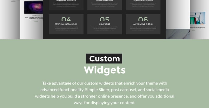 Astronomy Responsive WordPress Theme - Features Image 9